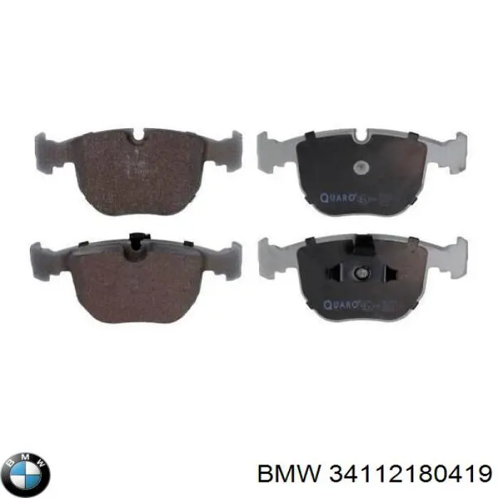 Передние тормозные колодки 34112180419 BMW