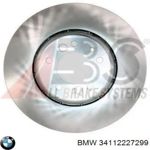 34112227299 BMW диск тормозной передний