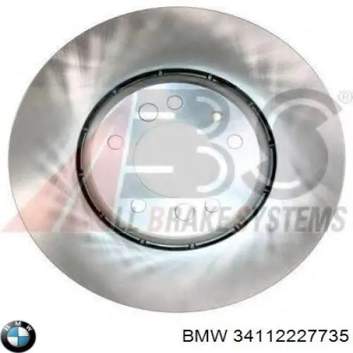34112227735 BMW диск тормозной передний