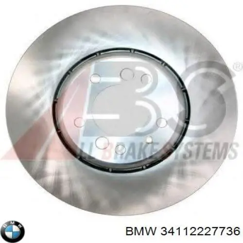 34112227736 BMW Диск тормозной передний