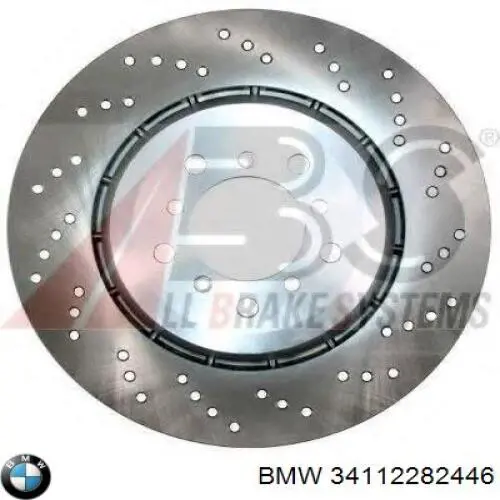 34112282446 BMW передние тормозные диски