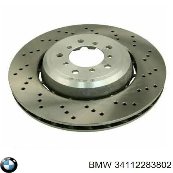 34112283802 BMW диск тормозной задний