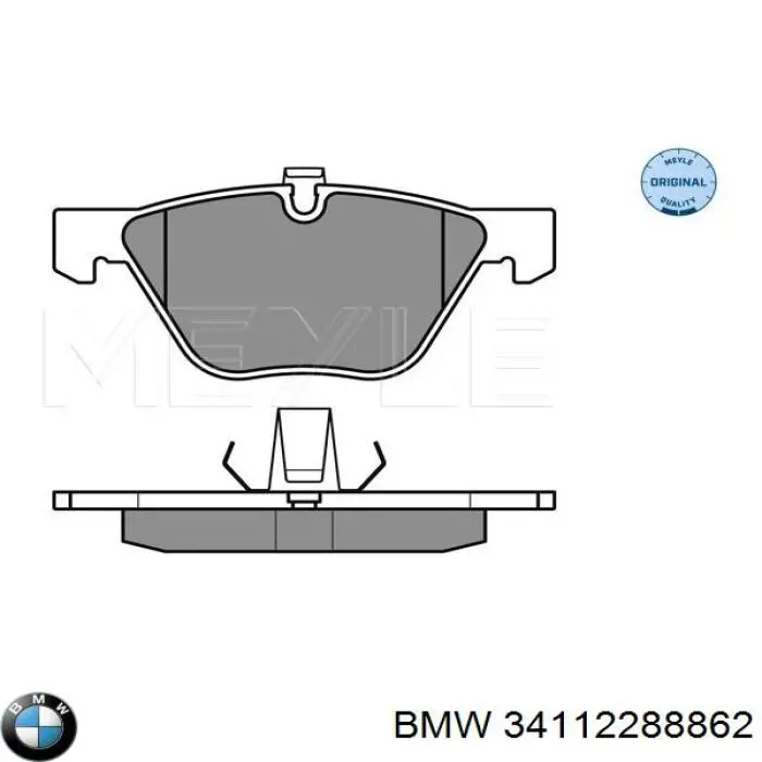 Колодки BMW 34112288862 цена, от 64.19 USD