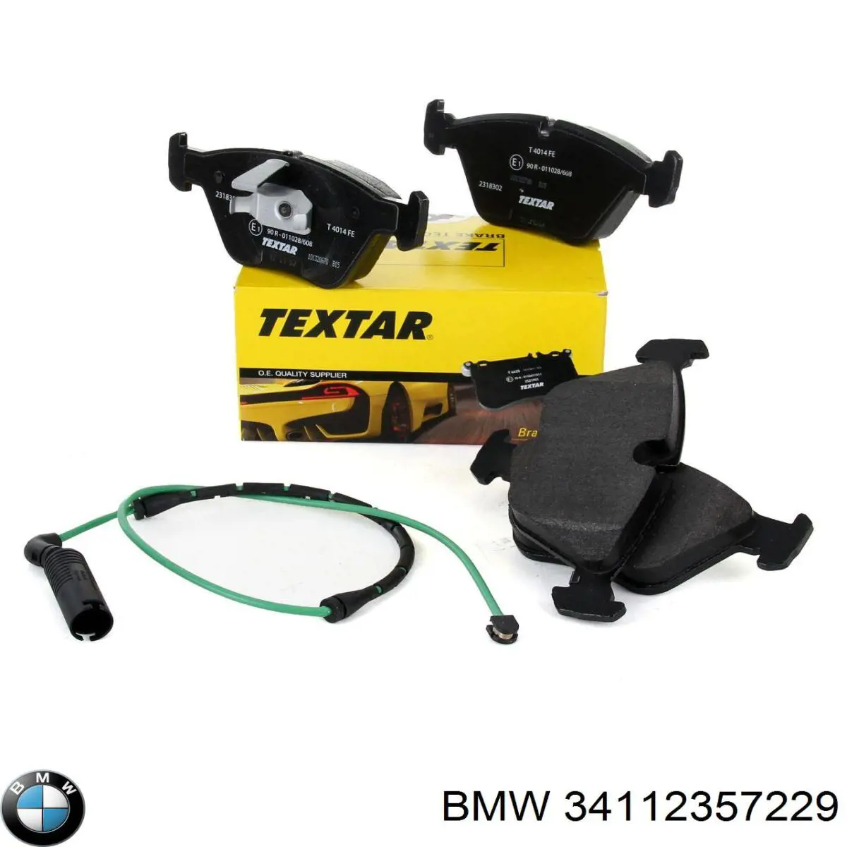 Передние тормозные колодки 34112357229 BMW