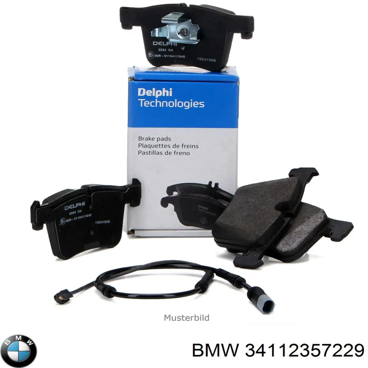 Тормозные колодки BMW 34112357229