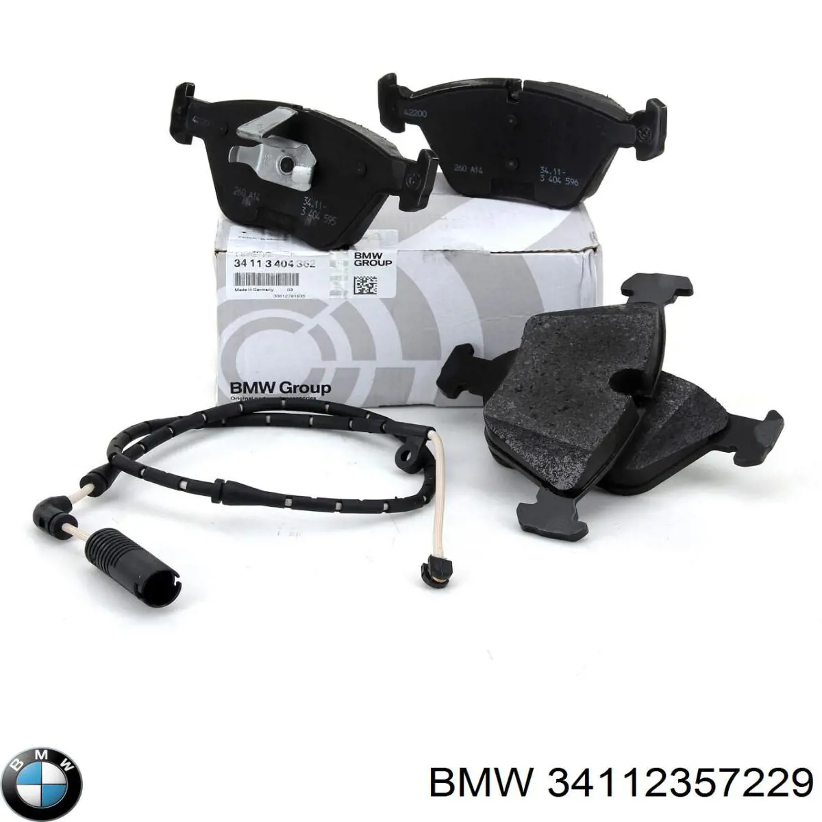 Купить 34112357229 BMW Колодки тормозные