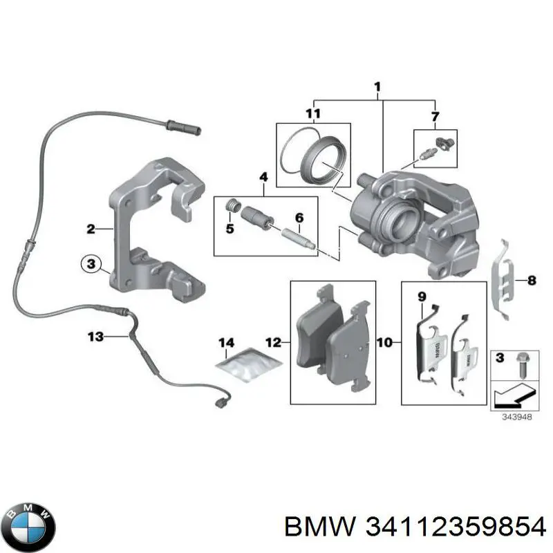 34112359854 BMW 