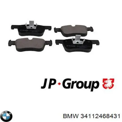 Передние тормозные колодки 34112468431 BMW