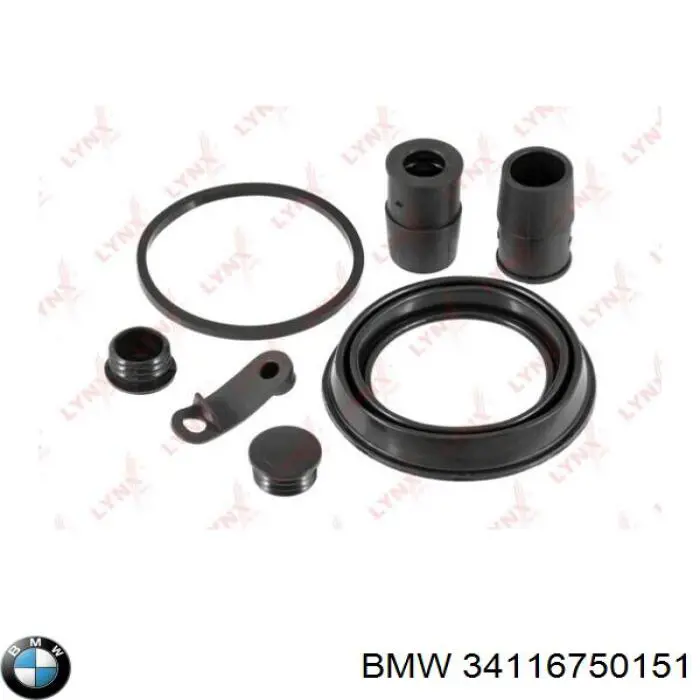 34116750151 BMW kit de reparação de suporte do freio traseiro