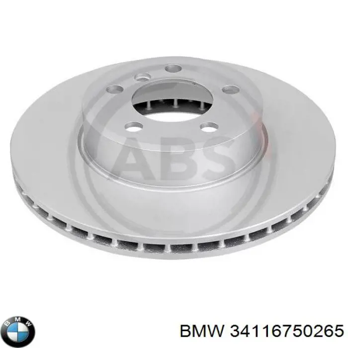 34116750265 BMW Диск тормозной передний
