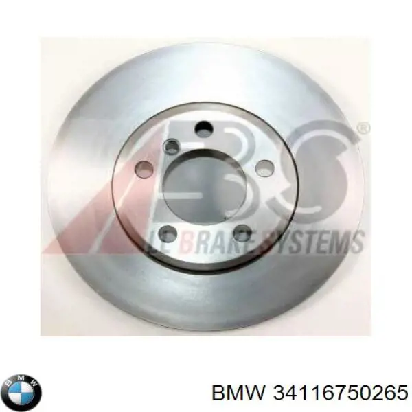 34116750265 BMW Диск тормозной передний
