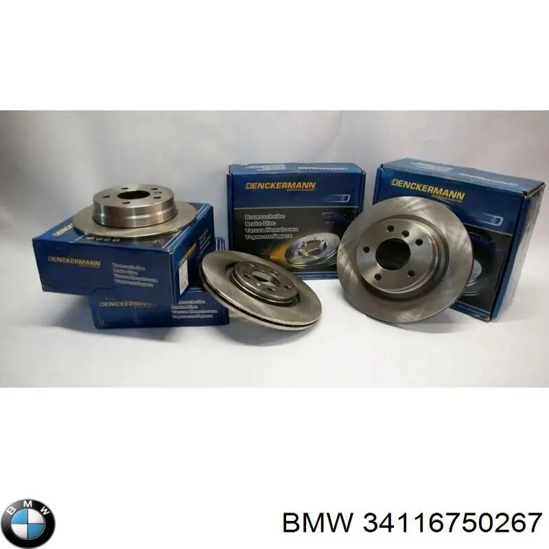 34116750267 BMW Диск тормозной передний