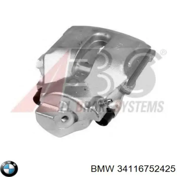 Суппорт тормозной передний левый BMW 34116752425