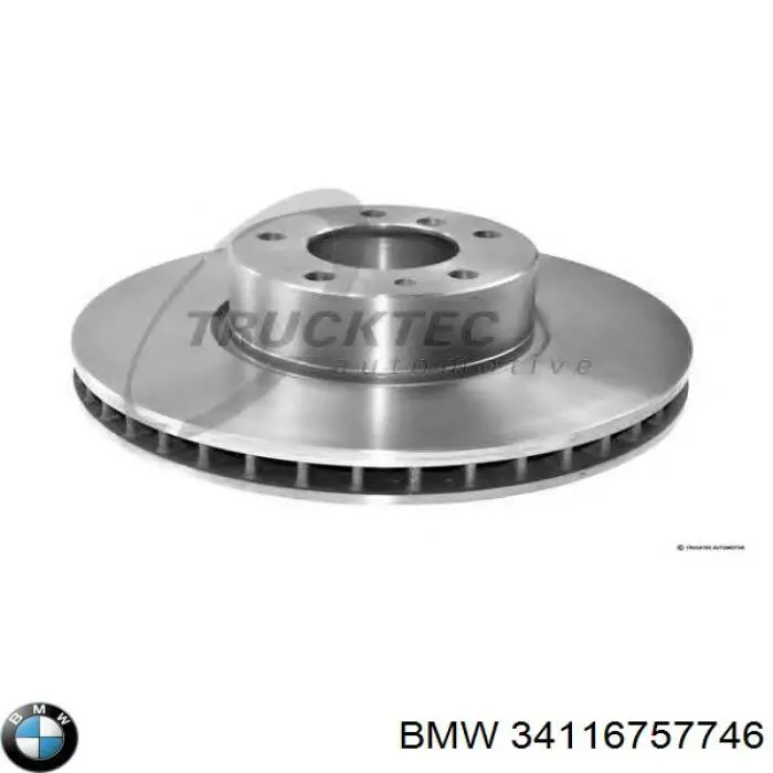 34116757746 BMW диск тормозной передний