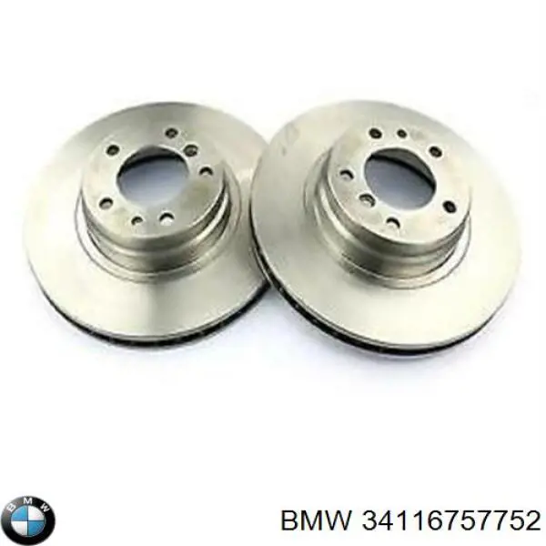 Передний тормозной диск BMW 34116757752