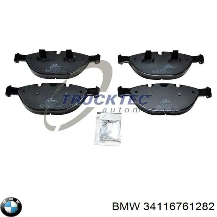 Купить 34116761282 BMW Колодки тормозные