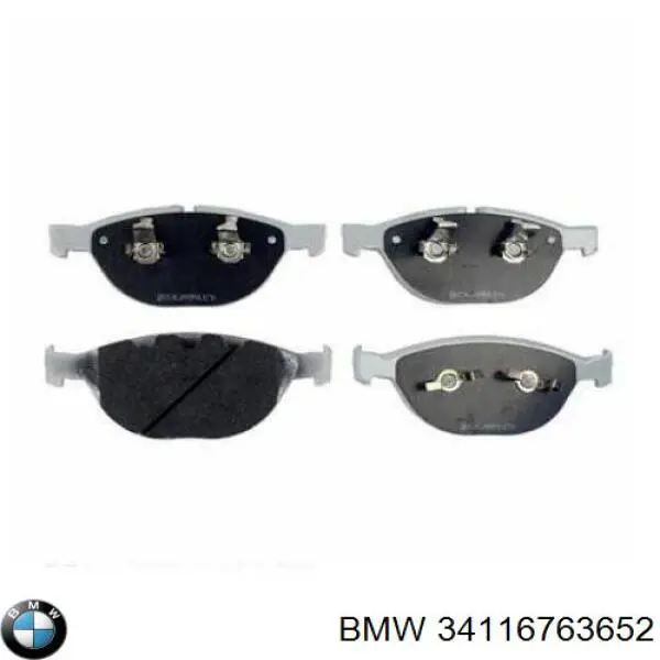 Передние тормозные колодки 34116763652 BMW