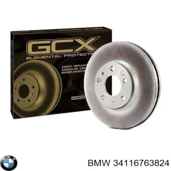 Передний тормозной диск BMW 34116763824