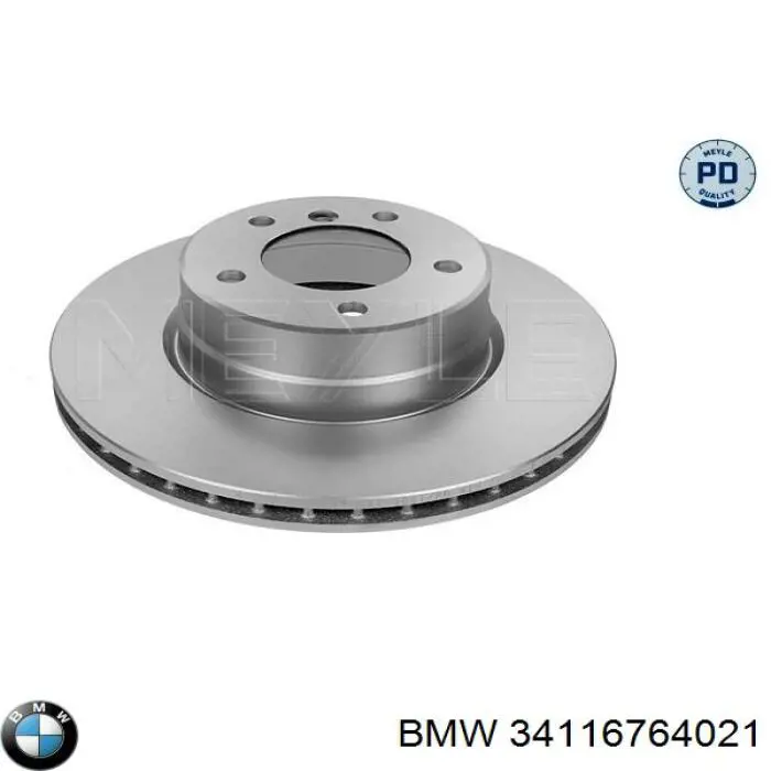 Передний тормозной диск BMW 34116764021