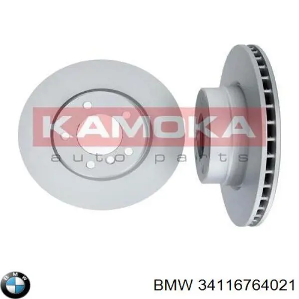 34116764021 BMW Диск тормозной передний