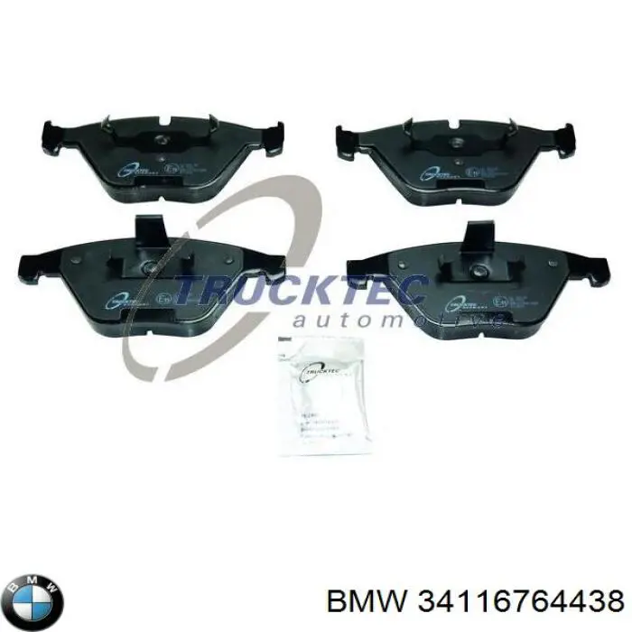 Тормозные колодки BMW 34116764438