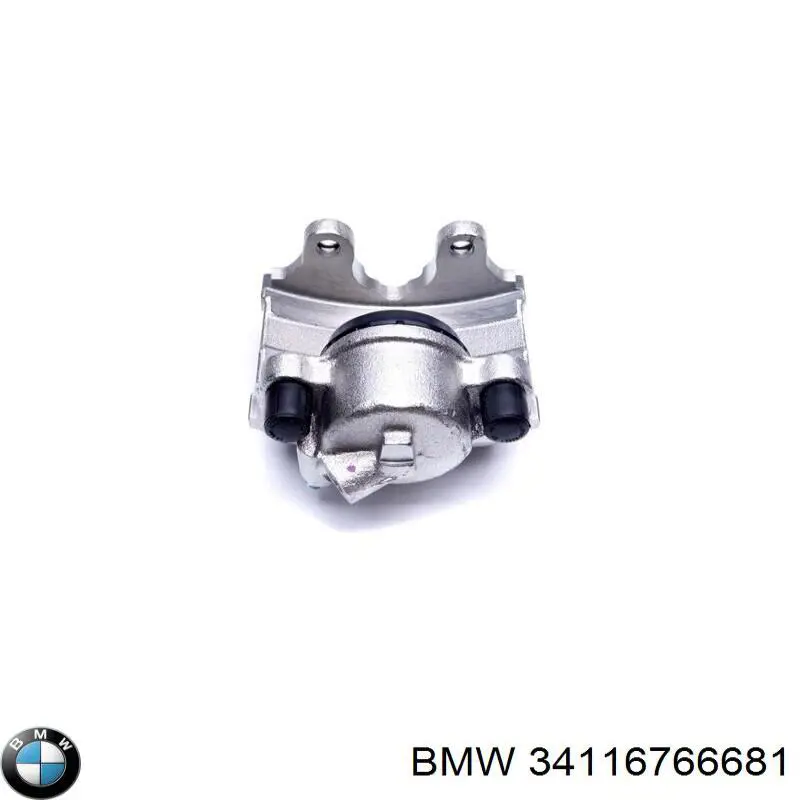 34116766681 BMW Суппорт тормозной, передний, левый