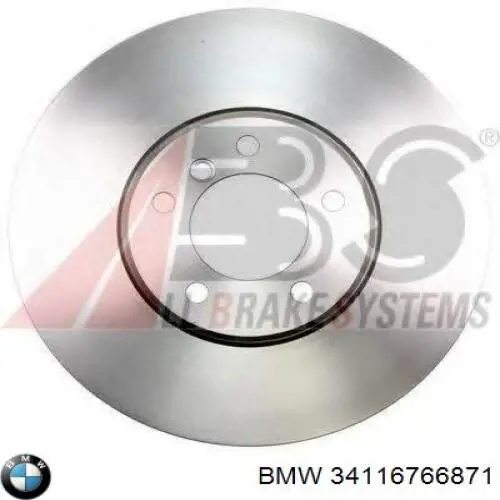 34116766871 BMW диск тормозной передний