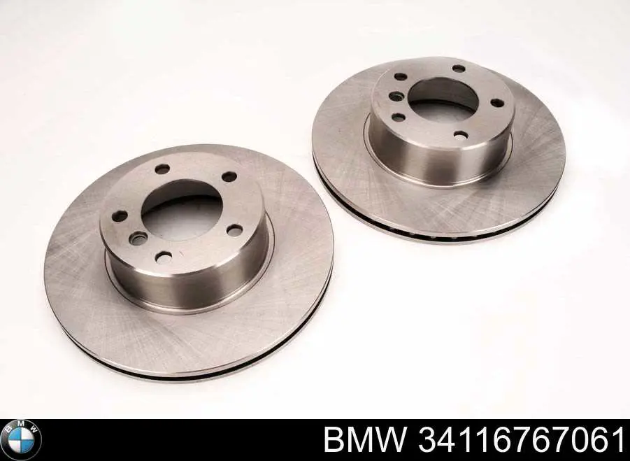 Передние тормозные диски 34116767061 BMW