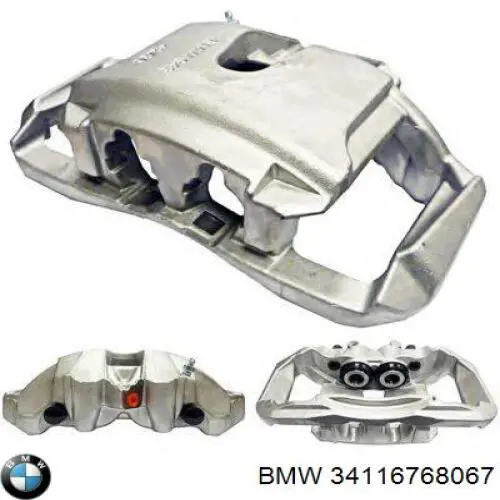 Купить 34116768067 BMW Суппорт тормозной передний левый