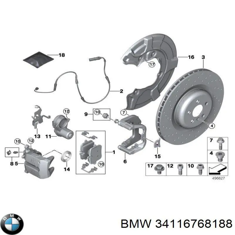  34116768188 BMW