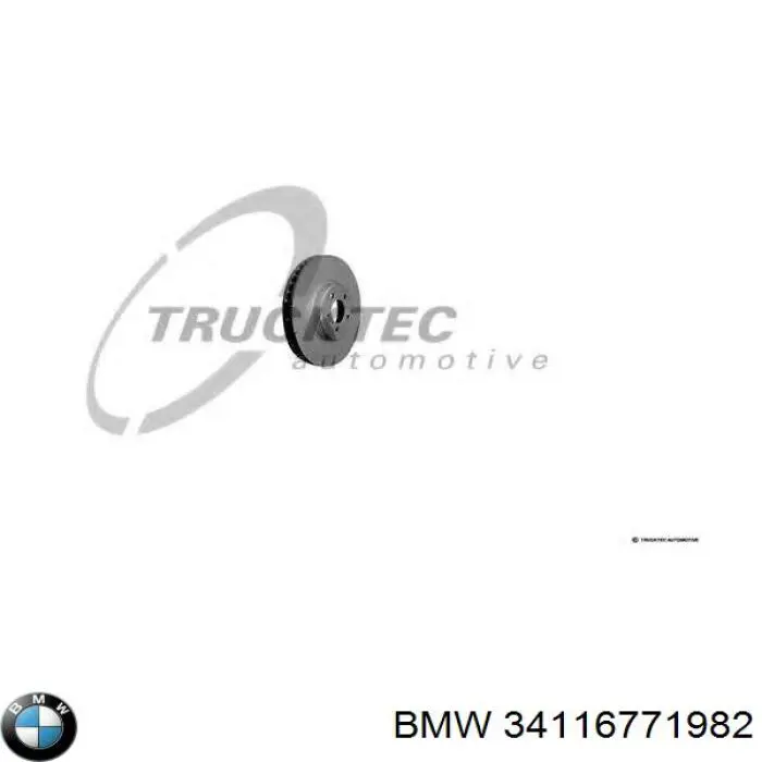34116771982 BMW диск тормозной передний