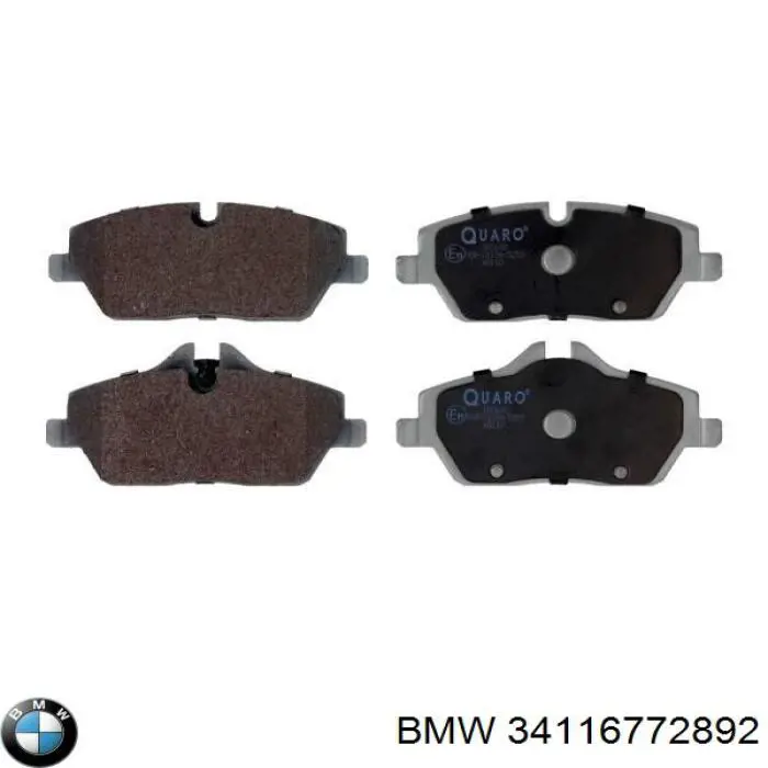 Колодки BMW 34116772892 цена, от 55.76 USD