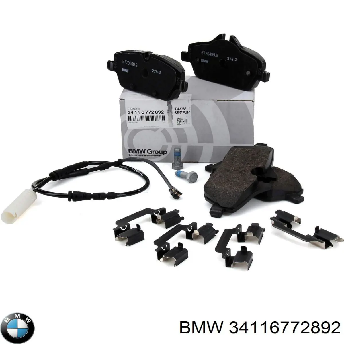 Купить 34116772892 BMW Колодки тормозные
