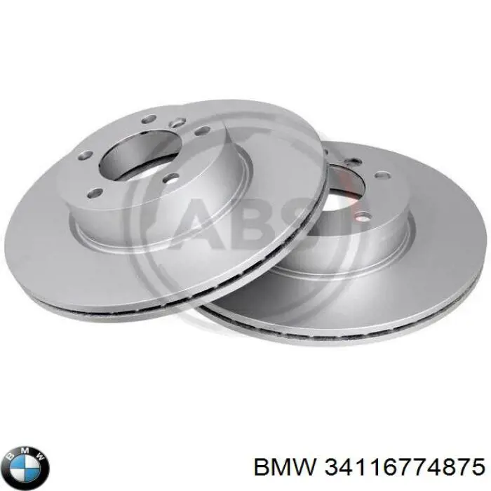Купить 34116774875 BMW Ротор тормозной