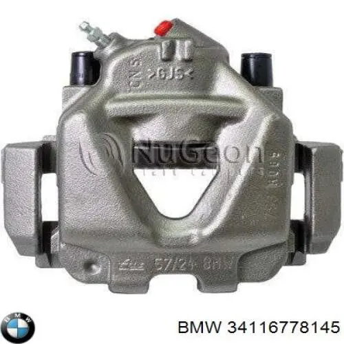 Суппорт тормозной передний левый BMW 34116778145