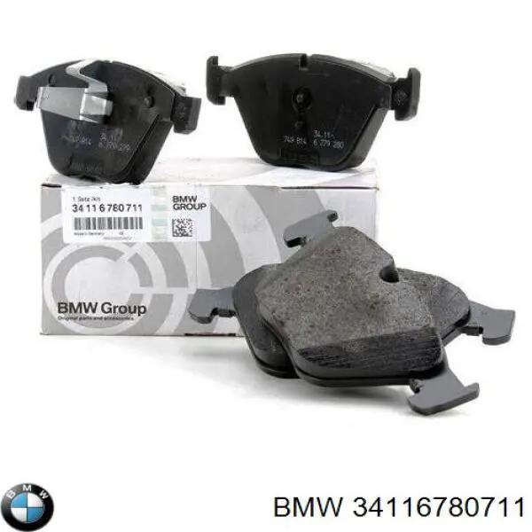 Колодки гальмівні передні, дискові 34116780711 BMW