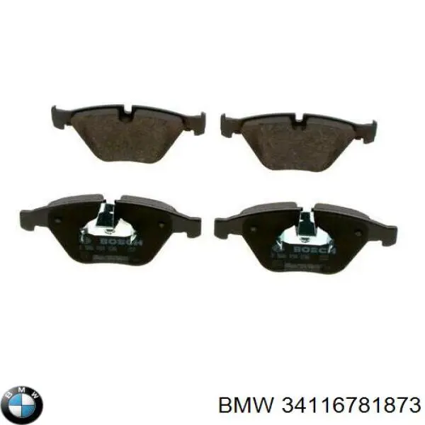 Колодки BMW 34116781873 цена, от 46.99 USD