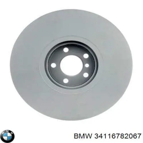 Передние тормозные диски 34116782067 BMW
