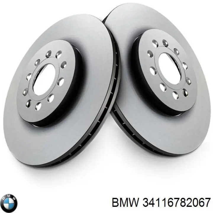 Передний тормозной диск BMW 34116782067