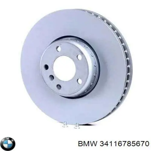 Передние тормозные диски 34116785670 BMW