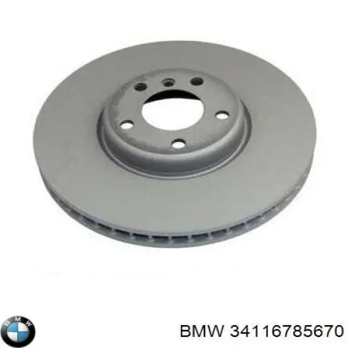 Передний тормозной диск BMW 34116785670