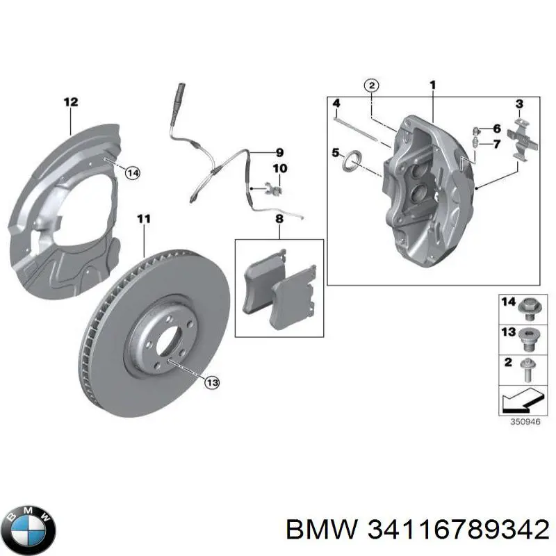 34116789342 BMW 