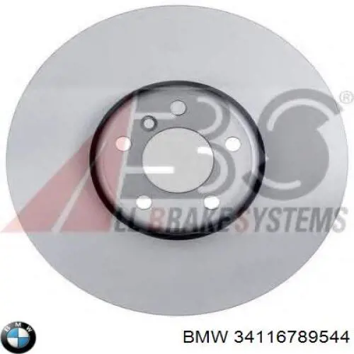 34116789544 BMW диск тормозной передний