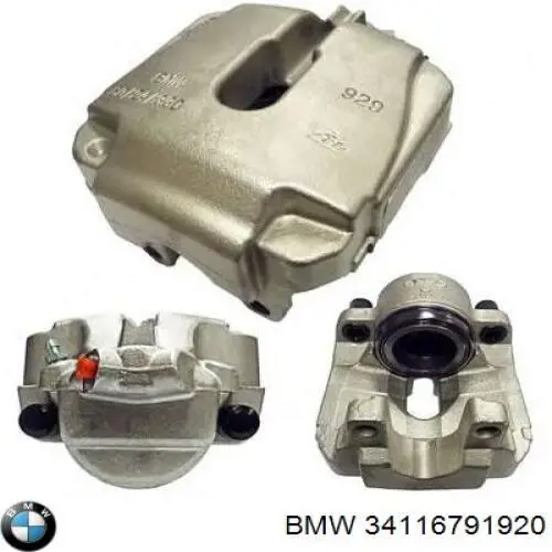 34116791920 BMW suporte do freio dianteiro direito