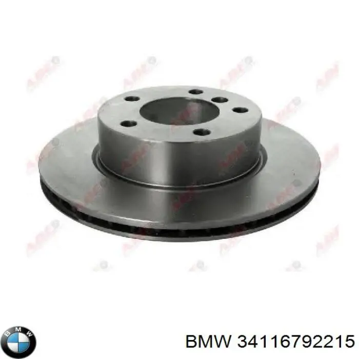Compre 34116792215 BMW Disco do freio dianteiro