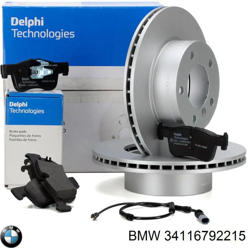 Compre 34116792215 BMW Disco do freio dianteiro