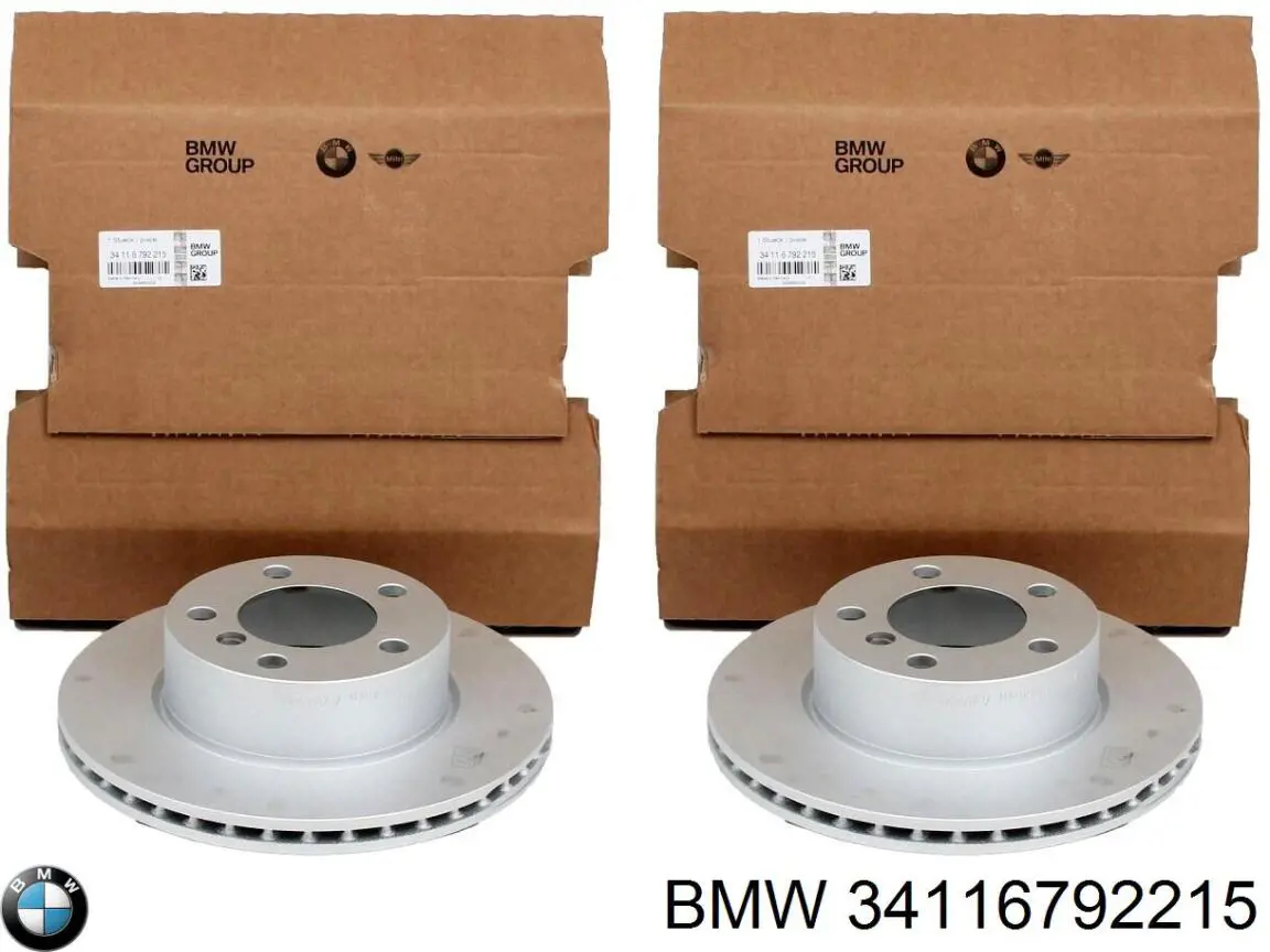 34116792215 BMW Disco do freio dianteiro