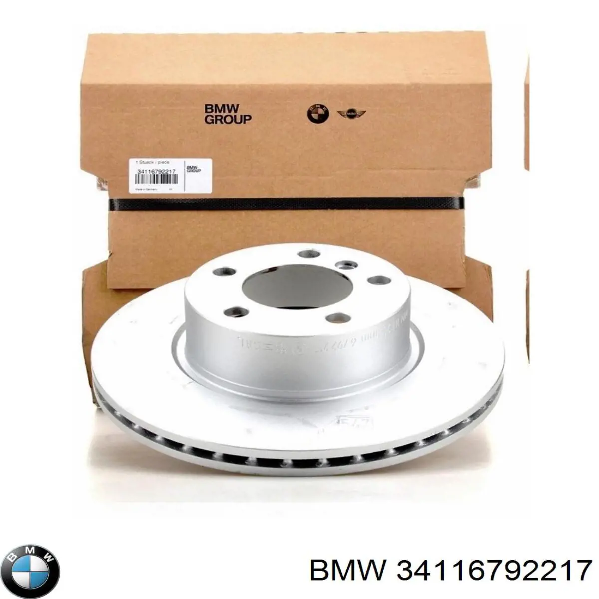 Передний тормозной диск BMW 34116792217