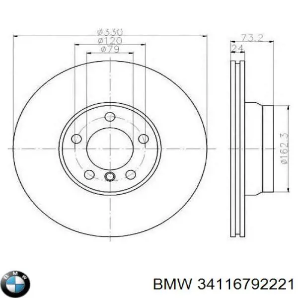 34116792221 BMW