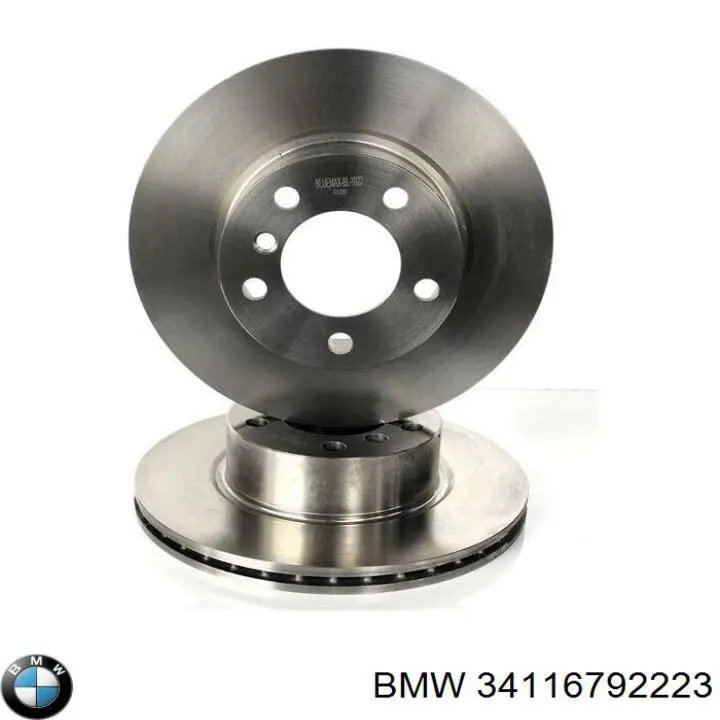 Disco do freio dianteiro BMW 34116792223